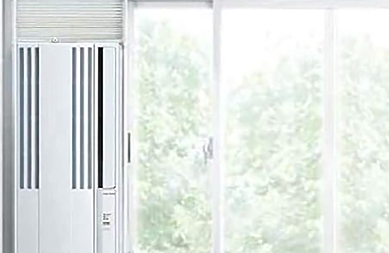 ウィンドエアコン取り付け